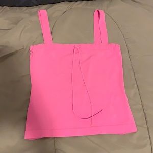 Banana Republic pink strap top.